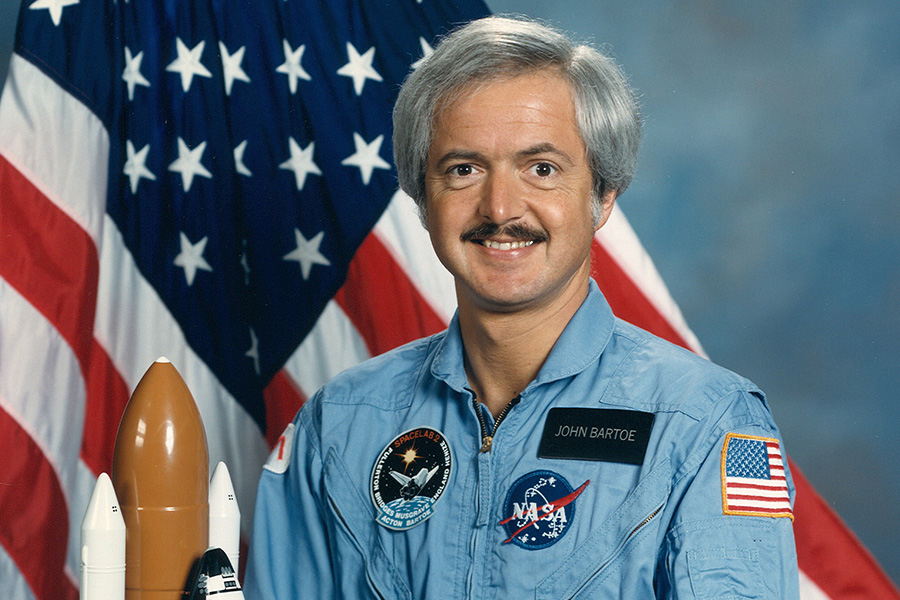 Astronaut John Bartoe