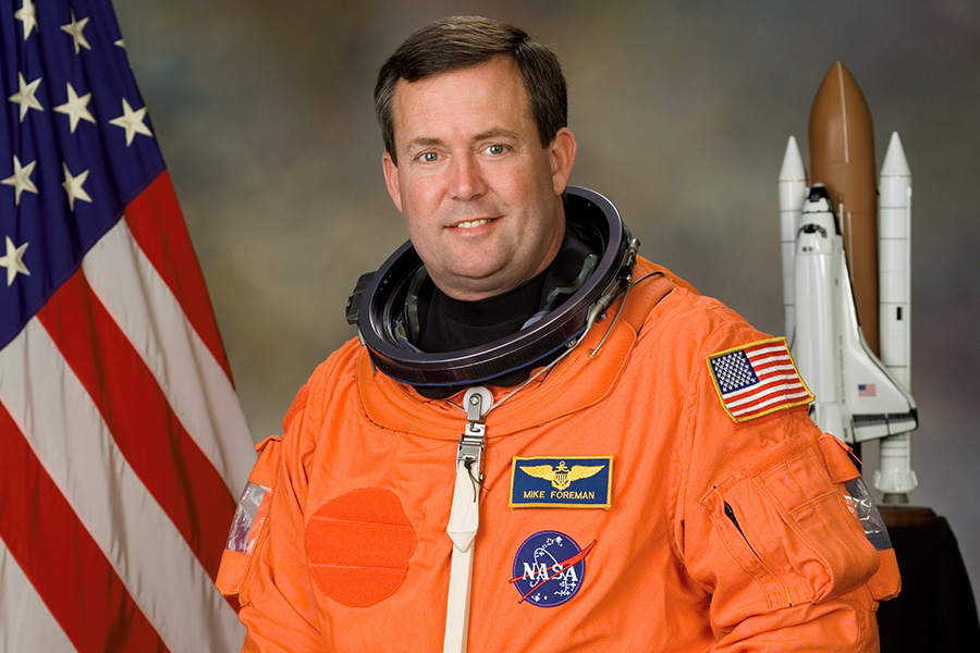 Astronaut Mike Foreman
