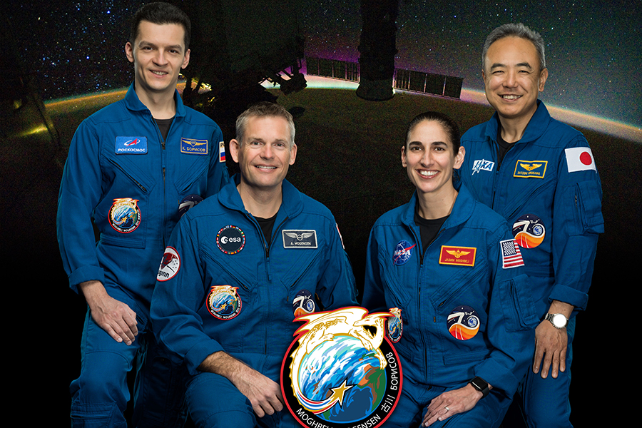 NASA Crew 7 with Patch