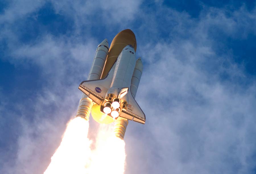 take space shuttle launch
