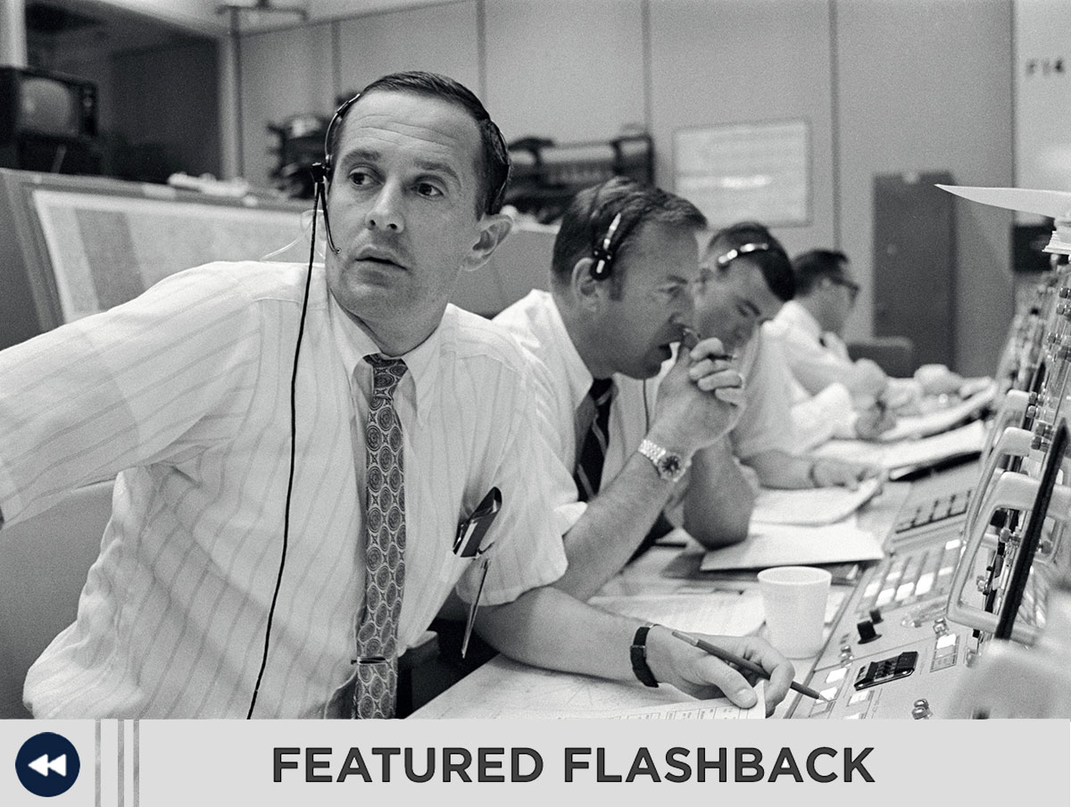 As the world watched the outcome of Apollo 11, the first attempted lunar landing, employees in the NASA Mission Control Center held their breaths during the entire descent. 